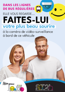 Caméra de surveillance sur les lignes régulières